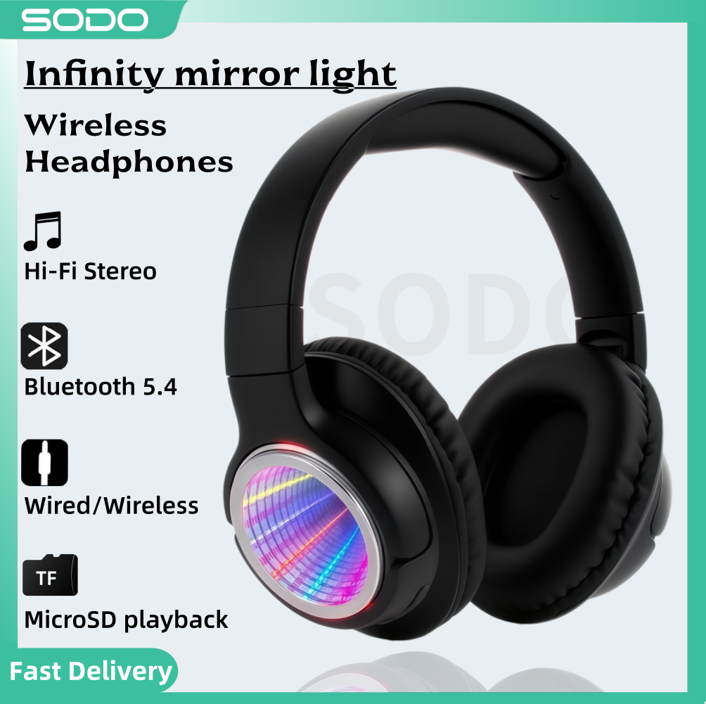 Gaming Headset Rgb - SODO SD1161 Bluetooth Kulaklıklar Abyss Light