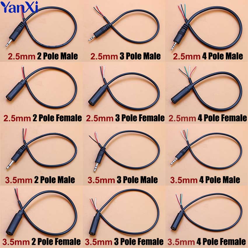 1 adet 2.5mm 3.5mm Mono Stereo - Audiophile Headphone Wired incelemesi ve fiyatı