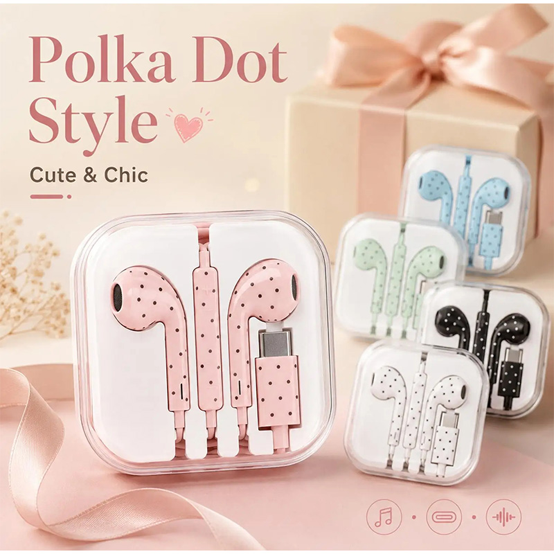 Noktalı Yıldız Desenli Kulak İ - Wired Earphone Mic incelemesi ve fiyatı