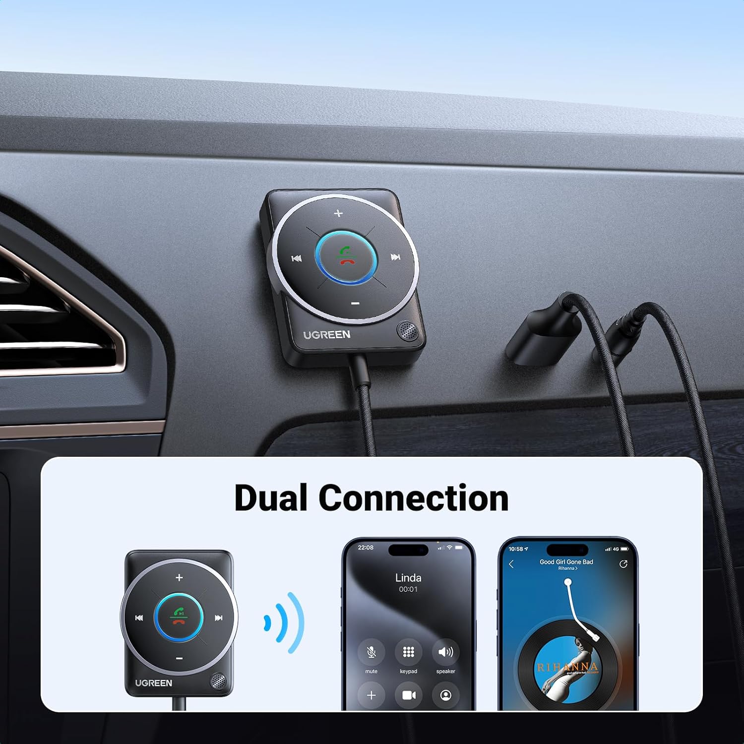 UGREEN Bluetooth 5.4 Aux Araç  - Bluetooth Adapter Receiver incelemesi ve fiyatı