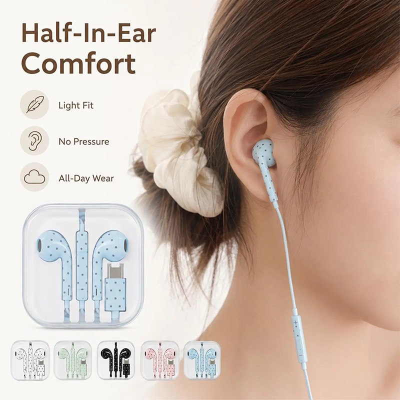 Sevimli Puantiyeli Yıldız Dese - Wired Earphone Mic incelemesi ve fiyatı
